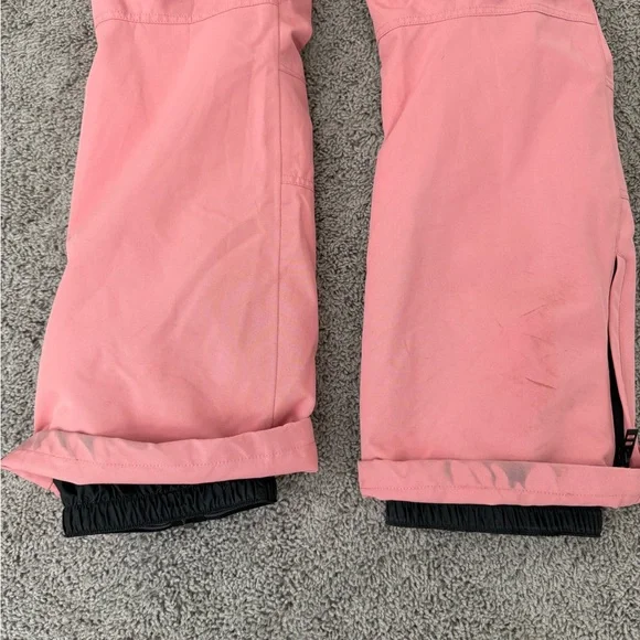 DOPE SNOW Pink Snow Bib Overalls